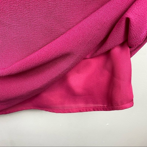 Charles Henry Ruffle Yoke Shift Dress Size S - Picture 10 of 11